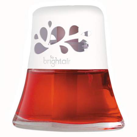 BRIGHT Air Scented Oil Air Freshener, Macintosh Apple and Cinnamon, Red, 2.5 oz, 6/Carton (900022CT)
