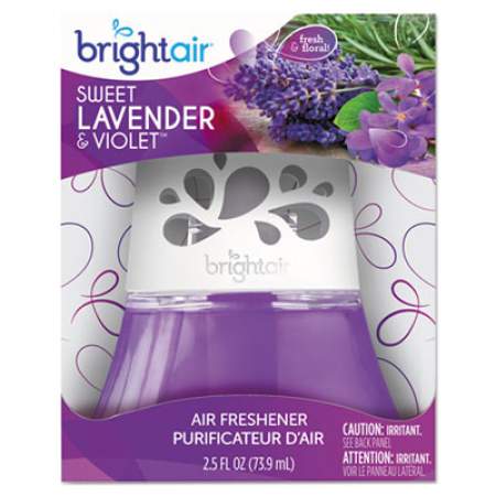 BRIGHT Air Scented Oil Air Freshener Sweet Lavender and Violet, 2.5 oz, 6/Carton (900288CT)