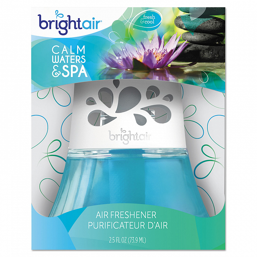 Scented Oil Air Freshener, Calm Waters and Spa, Blue, 2.5 oz (900115EA)