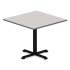Alera Reversible Laminate Table Top, Square, 35.38w x 35.38d, White/Gray (TTSQ36WG)