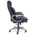 SertaPedic Cosset High-Back Executive Chair, Supports Up to 275 lb, 18.75" to 21.75" Seat Height, Black Seat/Back, Slate Base (48965)