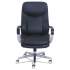 La-Z-Boy Commercial 2000 High-Back Executive Chair, Supports Up to 300 lb, 20.25" to 23.25" Seat Height, Black Seat/Back, Silver Base (48958)