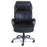 SertaPedic Cosset Big and Tall Executive Chair, Supports Up to 400 lb, 19" to 22" Seat Height, Black Seat/Back, Slate Base (48964)