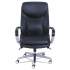La-Z-Boy Commercial 2000 Big/Tall Executive Chair, Lumbar, Supports 400 lb, 20.25" to 23.25" Seat Height, Black Seat/Back, Silver Base (48956)
