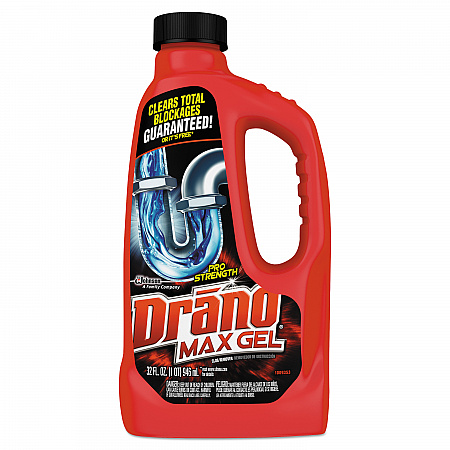 Max Gel Clog Remover, 32 oz Bottle, 12/Carton (694768CT)