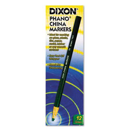 Dixon China Marker, Green, Dozen (00074)
