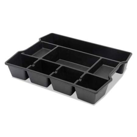 Universal High Capacity Drawer Organizer, 14 7/8 x 11 7/8 x 2 1/2, Plastic, Black (20120)