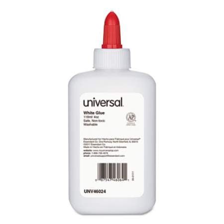 Universal Washable White Glue, 4 oz, Dries Clear (46064)