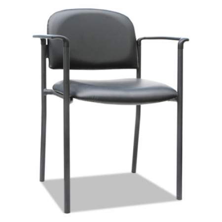 Alera Sorrento Series Stacking Guest Chair, Supports Up to 275 lb, Black, 2/Carton (ST6716A)