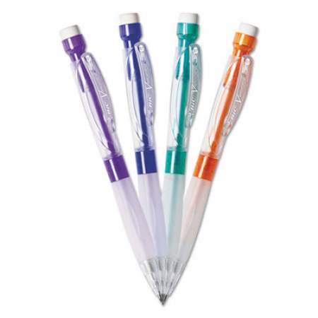 BIC Velocity Max Pencil, 0.7 mm, HB (#2.5), Black Lead, Assorted Barrel Colors, 2/Pack (MPMX7P21BK)