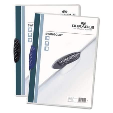 Durable Swingclip Clear Report Cover, Swing Clip, 8.5 x 11, Clear/Clear, 5/Pack (226407)