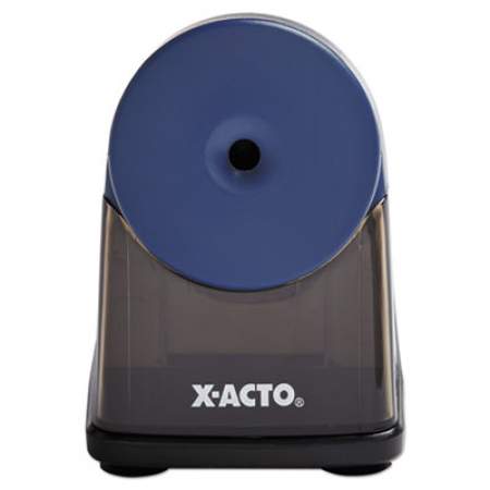 X-ACTO POWERHOUSE OFFICE ELECTRIC PENCIL SHARPENER, AC-POWERED, 3" X 6.25" X 4.5", TRANSLUCENT BLUE (1792LMR)