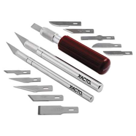 X-ACTO Knife Set, 3 Knives, 10 Blades, Carrying Case (X5285)