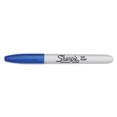 Sharpie Fine Tip Permanent Marker Value Pack, Fine Bullet Tip, Blue, 36/Pack (1920932)