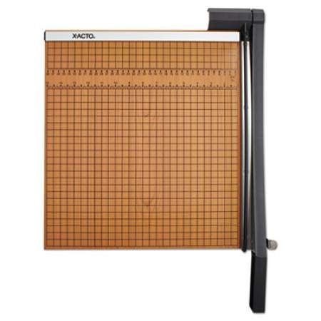 X-ACTO Square Commercial Grade Wood Base Guillotine Trimmer, 15 Sheets, 15" Cut Length, 15 x 15 (26615)