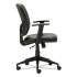 Alera Everyday Task Office Chair, Bonded Leather Seat/Back, Supports Up to 275 lb, 17.6" to 21.5" Seat Height, Black (TE4819)