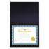 Universal Certificate/Document Cover, 8 1/2 x 11 / 8 x 10 / A4, Navy, 6/Pack (76897)