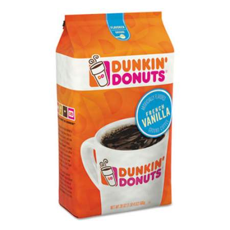Dunkin Donuts Original Blend Coffee, Dunkin French Vanilla, 20 oz (00680)