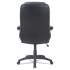 Alera CC Series Executive High Back Bonded Leather Chair, Supports Up to 275 lb, 20.28" to 23.9" Seat Height, Black (CC4119F)