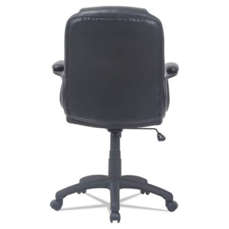 Alera CC Series Executive Mid-Back Bonded Leather Chair, Supports Up to 275 lb, 18.5 to 22.24" Seat Height, Black (CC4219F)