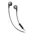 Maxell B-13 Bass Earbuds with Microphone, Black, 52" Cord (199621)