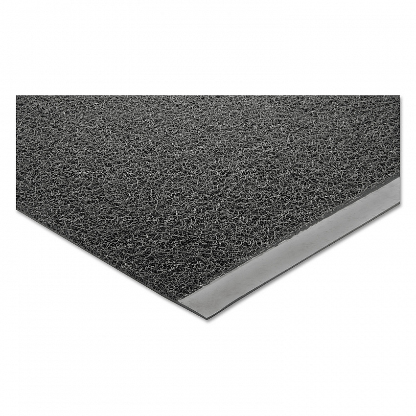 7220015826242, SKILCRAFT Scraper/Wiper Mat, Rectangular, Gray Spaghetti Loop Surface, 48" x 72" (5826242)