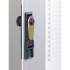 Durable Locking Key Cabinet, 72-Key, Brushed Aluminum, 11 3/4 x 4 5/8 x 15 3/4 (196723)