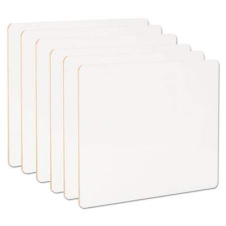 Universal Lap/Learning Dry-Erase Board, 11 3/4" x 8 3/4", White, 6/Pack (43910)