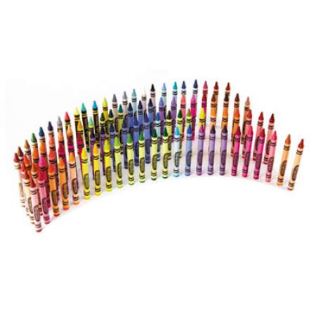 Crayola Classic Color Crayons in Flip-Top Pack with Sharpener, 96 Colors/Pack (520096)