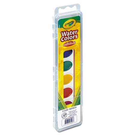 Crayola Artista II 8-Color Watercolor Set, 8 Assorted Colors, Palette Tray (531508)