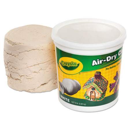 Crayola Air-Dry Clay, White, 5 lbs (575055)