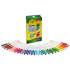Crayola Washable Super Tips Markers, Fine/Broad Bullet Tips, Assorted Colors, 50/Set (585050)