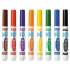 Crayola Ultra-Clean Washable Markers, Broad Bullet Tip, Assorted Colors, 8/Pack (587808)