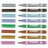 Crayola Metallic Markers, Medium Bullet Tip, Assorted Colors, 8/Set (588628)
