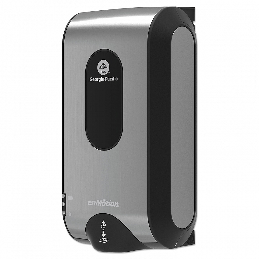 GP enMotion Automated Touchless Soap/Sanitizer Dispenser, 1,200 mL, 4.6 x 7.13 x 14.06, Stainless (52060)