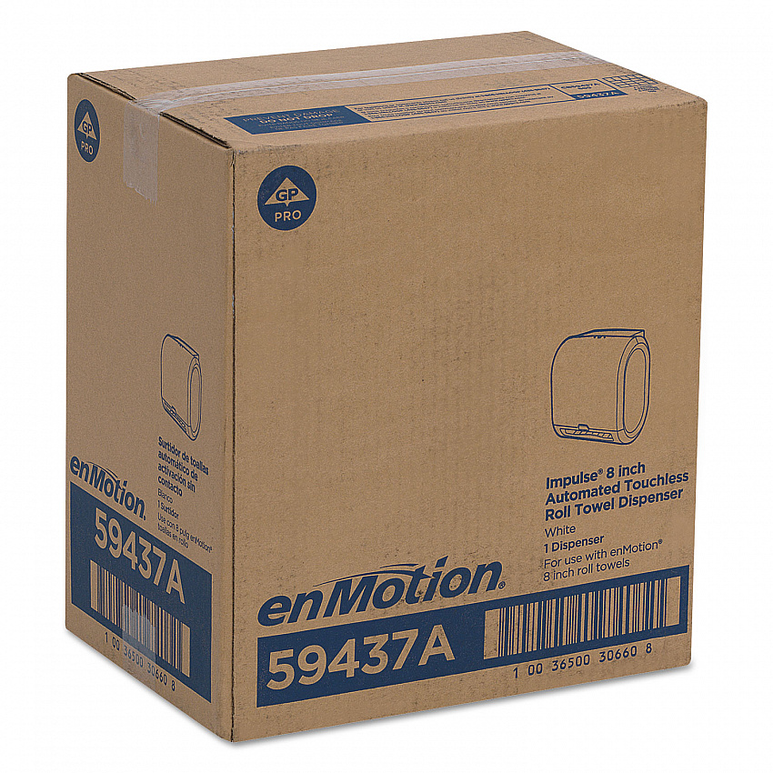 enMotion Automated Roll Towel Dispenser, 13.06 x 9.06 x 14.88, White (59437A)