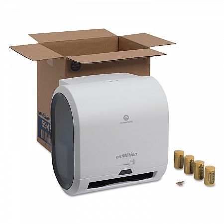 enMotion Automated Roll Towel Dispenser, 13.06 x 9.06 x 14.88, White (59437A)