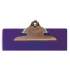Saunders Recycled Plastic Clipboard w/Ruler Edge, 1" Clip Cap, 8.5 x 11 Sheets, Purple (21606)