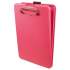 Saunders SlimMate Storage Clipboard, 1/2" Clip Capacity, Holds 8 1/2 x 11 Sheets, Pink (00835)