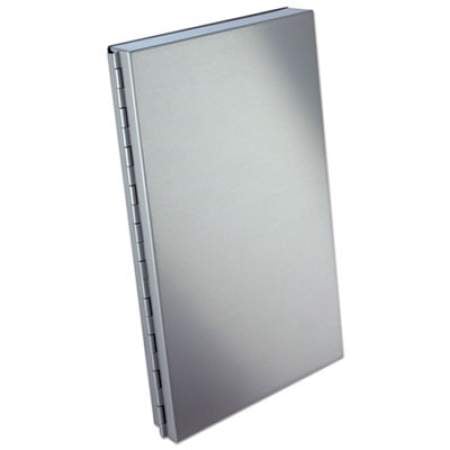 Saunders Snapak Aluminum Side-Open Forms Folder, 0.38" Clip Capacity, Holds 5 x 9 Sheets, Silver (10507)