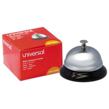 Universal Call Bell, 3-3/8" Diameter, Brushed Nickel (10000)