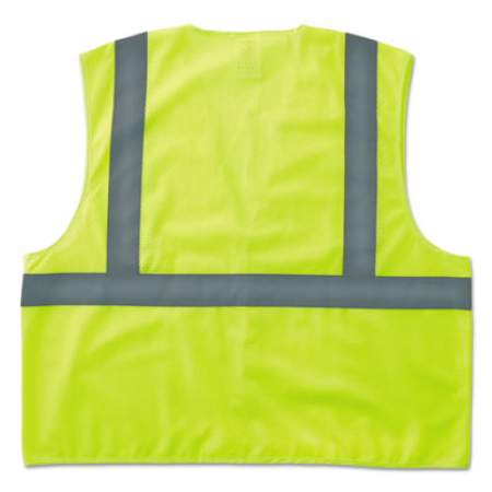 ergodyne GloWear 8205HL Type R Class 2 Super Econo Mesh Safety Vest, Lime, Small/Medium (20973)