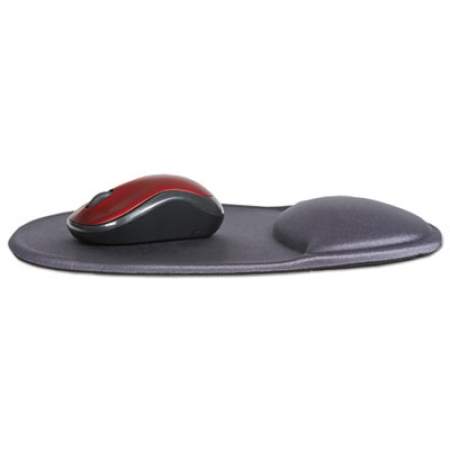 Kelly Computer Supply Mouse Pad with Wrist Rest, Memory Foam, Non-Skid, 8-3/4 x 10-3/4 x 1-1/4, Slate (10165)