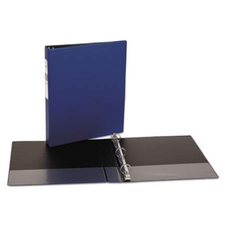Avery Economy Non-View Binder with Round Rings, 3 Rings, 1" Capacity, 11 x 8.5, Blue, (3300) (03300)