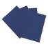 Universal Plastic Twin-Pocket Report Covers, Three-Prong Fastener, 11 x 8.5, Roya Blue/ Royal Blue, 10/Pack (20552)