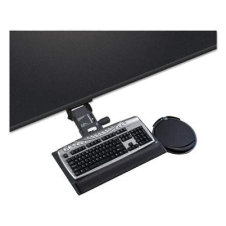 Kelly Computer Supply Leverless Lift N Lock Keyboard Tray, 19w x 10d, Black (69575)