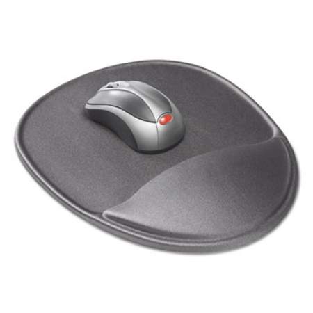Kelly Computer Supply Mouse Pad with Wrist Rest, Memory Foam, Non-Skid, 8-3/4 x 10-3/4 x 1-1/4, Slate (10165)