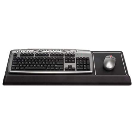 Kelly Computer Supply Extended Keyboard Wrist Rest, Memory Foam, Non-Skid Base, 27 x 11 x 1, Black (52306)