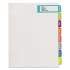 Avery Big Tab Printable Large White Label Tab Dividers, 8-Tab, Letter, 20 per pack (14441)