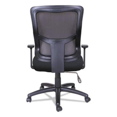 Alera Elusion II Series Mesh Mid-Back Swivel/Tilt Chair, Supports Up to 275 lb, 18.11" to 21.77" Seat Height, Black (ELT4214B)